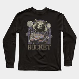 Rocket Vintage Aesthetic Long Sleeve T-Shirt